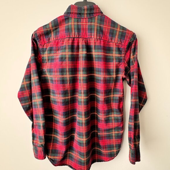 Ralph Lauren Plaid Cotton Long Sleeve Button-Up Shirt - Picture 3 of 9
